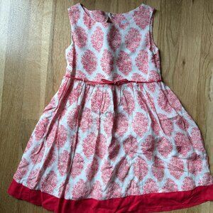 Zara girls cotton print dress